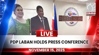 LIVE: PDP Laban holds Press Conference | November 15, 2025