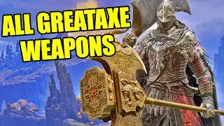 Elden Ring - All Greataxes Weapons Moveset Showcase