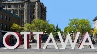 Ottawa, Ontario- Capital of Canada | 4K Downtown Winter Drive thru Parliament Hill #subscribe