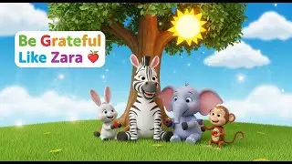 Zara the Grateful Zebra 🦓 | A Heartwarming Story About Gratitude for Kids | Mini Mind Club