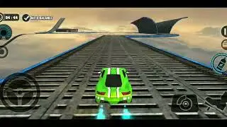 Impossible car stunt 3d gameplay /android gameplay car crash / green car impossible stant