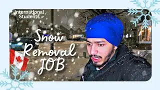 Snow Removal Job IN Canada |#puadhvlogger |#brampton |#Winter |#snowfall
