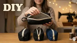 How to Sew a DIY Denim Pencil Case | Easy Upcycling Project for Beginners