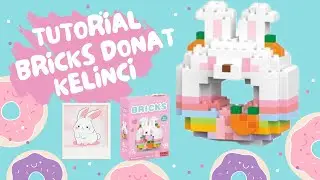 HOW TO BUILD LEGO BRICKS DONUT RABBIT || CARA MEMBUAT BRICKS DONAT KELINCI LENGKAP