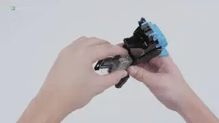 Lexmark XC9265 - Replacing the staple cartridge in the booklet finisher