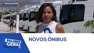 Prefeitura realiza entrega dos novos ônibus do sistema público coletivo de Aracaju   Balanço Geral