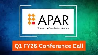 Apar Industries Q1 FY26 Concall: Export Momentum, Cable Demand & Future Outlook