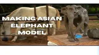 MAKING AN ELEPHANT MODEL USING NON DRY CLAY
