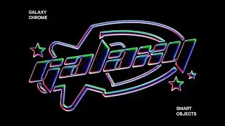 Galaxy Chrome Text and Logo Effect Download