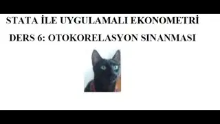 STATA İLE UYGULAMALI EKONOMETRİ _  OTOKORELASYON SINAMASI