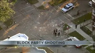 Block party shooting in Chicago