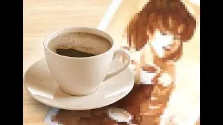 dibujando con cafe