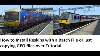 How to Install Reskins with a Batch File or just copying GEO files over Tutorial