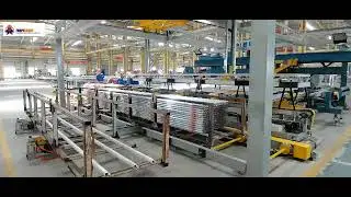 Automatic aluminum stacker for sand blasting profile --FHOPE