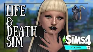 ⚰️ Creating An Alt Sim Using The Life & Death Pack // The Sims 4 CAS + CC ⚰️