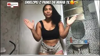 Envelopei o painel da Tv🥰✨🙏