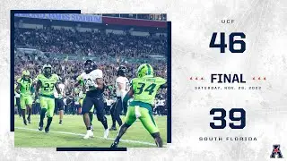 #22 UCF 46, South Florida 39 Football Highlights (Nov. 26, 2022)