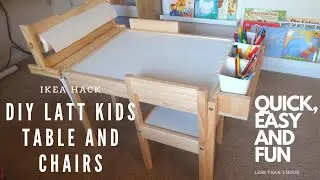 IKEA HACK | DIY IKEA LATT CHILDREN'S TABLE