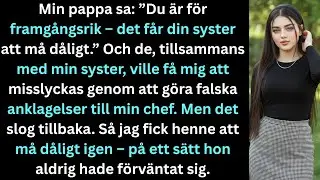 Min pappa sa att jag var för framgångsrik, gjorde syster ledsen, så gjorde jag det.