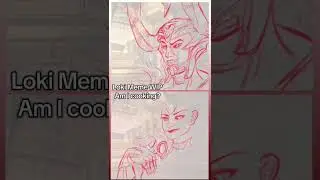 Lady Loki Makes Me Wanna Make Comics  #wipartwork #marvelrivals #ladyloki #loki #digitalart #meme