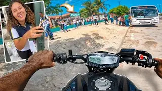 BUSQUEI A JAMILLY NA ESCOLA DE MT-07 E ELA N&Atilde;O AGUENTOU!!! KKKKKKKK