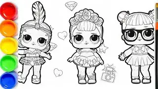 How to draw LOL Surprise Dolls | Drawing LOL Surprise Dolls