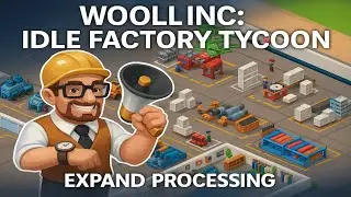 Wool Inc: Idle Factory Tycoon 🐑🏭 | Satisfying Wool Factory Gameplay (Android)