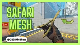 CS2 Butterfly Safari Mesh | CS2 Knife Inspect [4K]