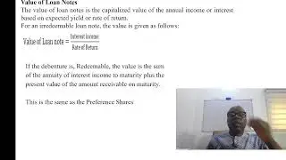 PREFERENCE SHARE VALUATION AD OTHERS