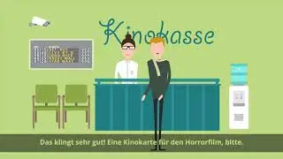 An der Kinokasse  Trickfilm  - A1, A2, B1