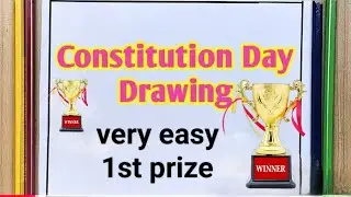 National Constitution Day Drawing|Samvidhan Divas Drawing|National LawDay Poster/26 november drawing