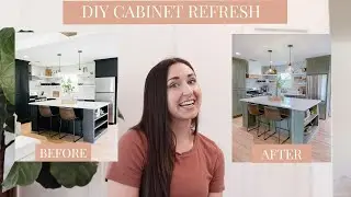 I Painted My Kitchen Cabinets with Jolie Paint - Easy DIY Sage Green Cabinets