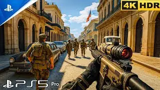 US Marines vs RPG Ambush | WAR PIG Middle East Secret Operation | COD4 MW Realistic gameplay [4KHDR]