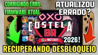 CORRIGINDO Erro De ATUALIZA&Ccedil;&Atilde;O Firmware NINTENDO SWITCH + CNX 100% ATUALIZADO 2026!