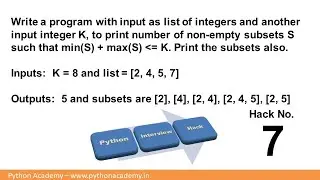 7 | PIH | Subsets