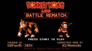 PC Gameplay - Donkey Kong Land: Battle Rematch (canceled fan game) | Nimaginendo Games 2025