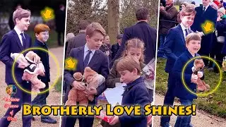 George's Heartwarming Gesture Surprise for Louis at Sandringham Goes Viral