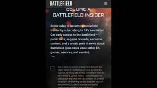 BATTLEFIELD 1 OPEN BETA SIGN UP