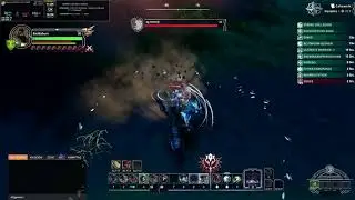 Crowfall PvP 1 versus 2 + King Boss (Pitfighter white Vessel + green drop equip vs Templer & Druid)