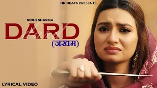 DARD (Lyrical Video) | Masoom Sharma, Manjeet Mor & Nidhi Sharma | New Haryanvi Song 2025