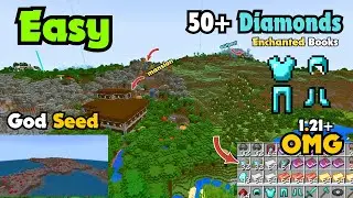 🔥Ultimate (God Seed) Minecraft 1.21.123 Bedrock & PE | All Biomes Spawn + OP Loot & Structures!
