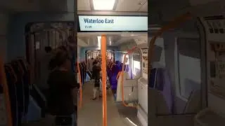 Southeastern Class 707 announcements at Waterloo East #train #announcement