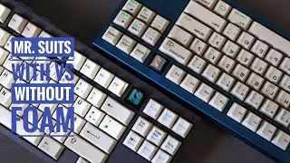 Mr. Suit R1 & R2 | Black Inks on Alu w/o Foam & MX Blacks on FR4 w/ Foams | Typing Sounds Comparison