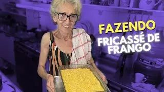 Fazendo fricassé de frango (RECEITA DA NICOLLY) - Vovó Terezinha