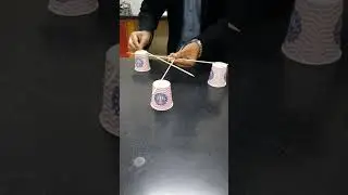 Paper Cups power#youtubeshorts #shortsvideo #shorts #scienceexperiment #short
