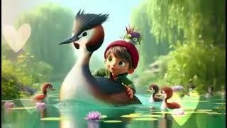 The Little Grebe | A Fun Kids Nursery Song Adventure! with Lyrics