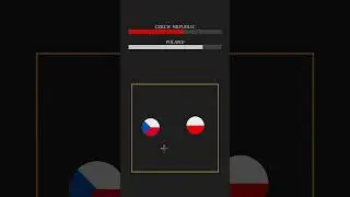 POLAND VS CZECH REPUBLIC | Epic Ball Battle Between Nations #battle #1v1 #simulation #2danimation