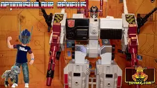 Optimus Wilbur Reviews: Transformers G1 Metroplex Restoration w/ Toyhax Decals
