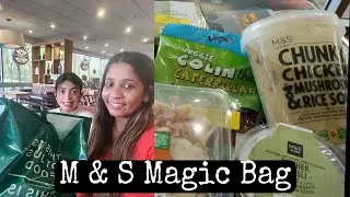 M&S LUXURY FOOD | TOO GOOD TO GO APP | MAGIC BAG | MEAL DEAL FOR &pound;5 | FOOD HAUL | BUDGET FOOD |