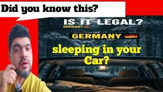  Can Police Fine You for Sleeping in Your Car in Germany?#car #sleeping#tourist#germany#legal#viral 